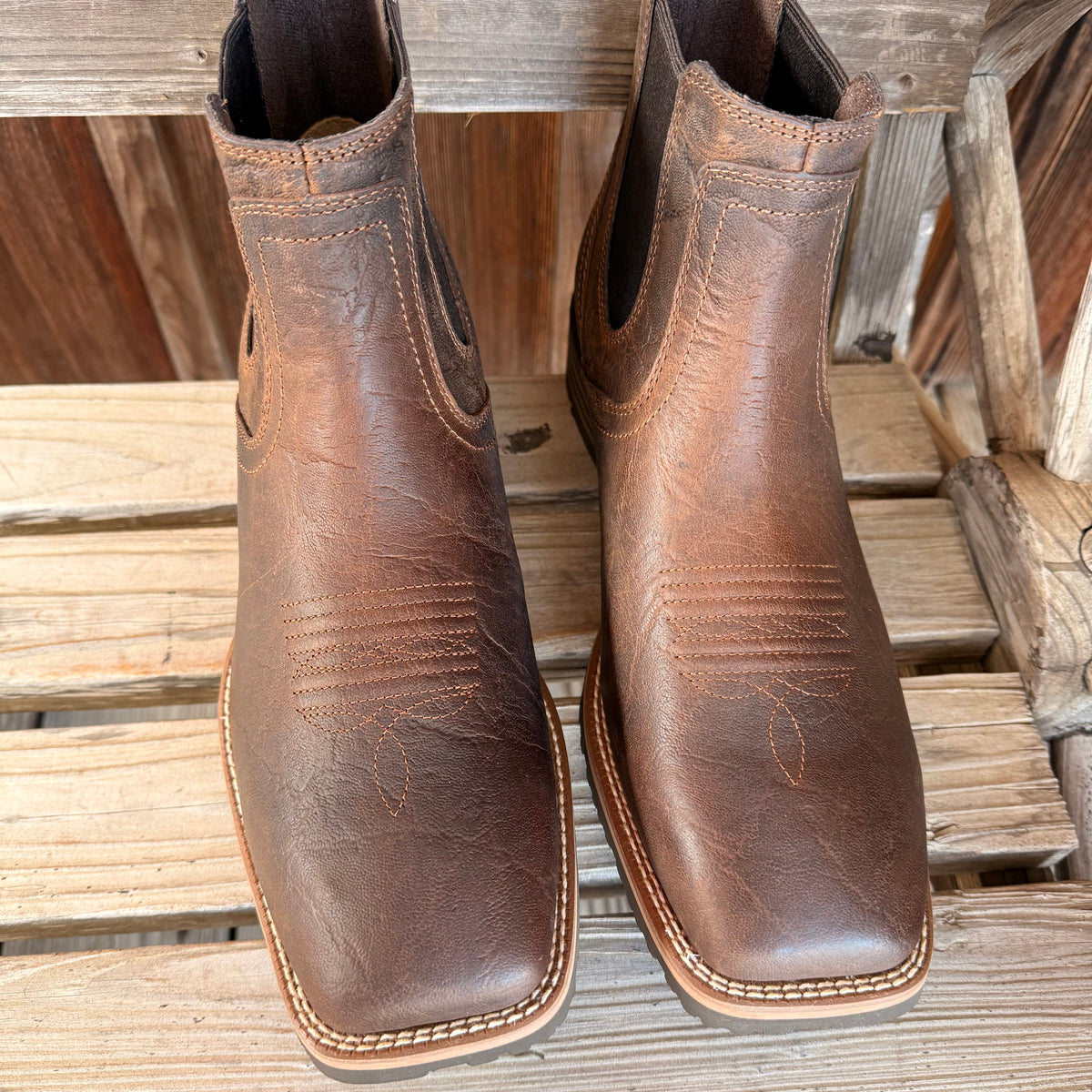 Ariat Men’s Elephant Print Hybrid Low Boy Boots