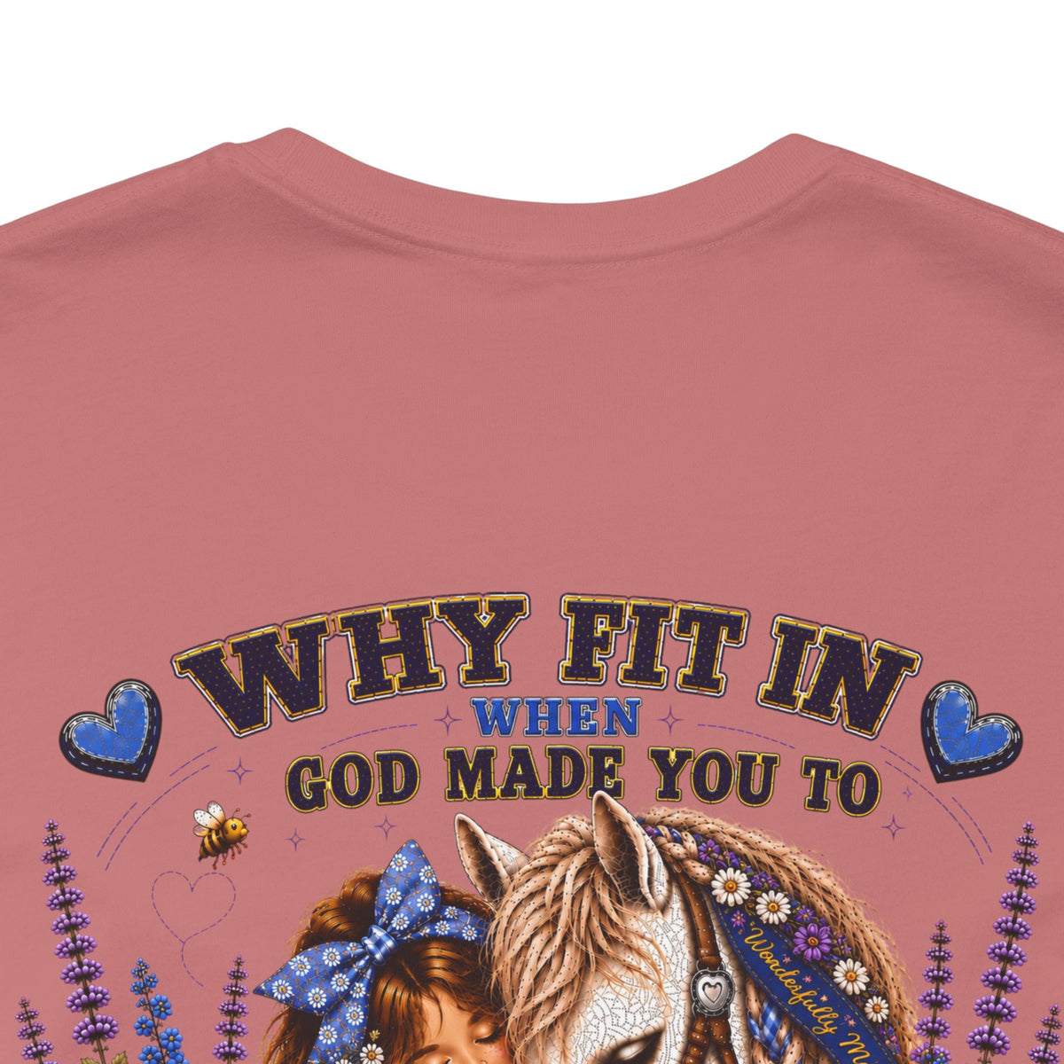 Wonderfully Made • Stand Out for His Glory Horse Tee | Psalm 139:14