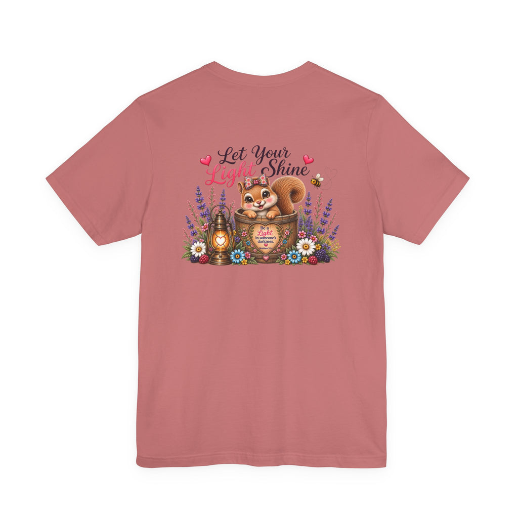 Let Your Light Shine Wildflower Tee | Matthew 5:14
