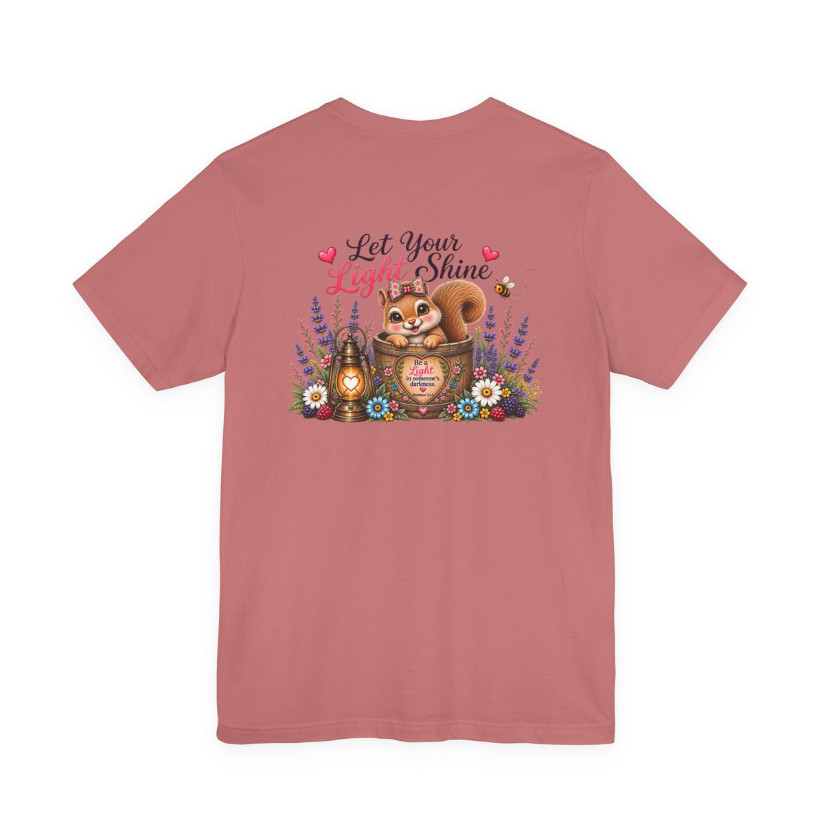 Let Your Light Shine Wildflower Tee | Matthew 5:14