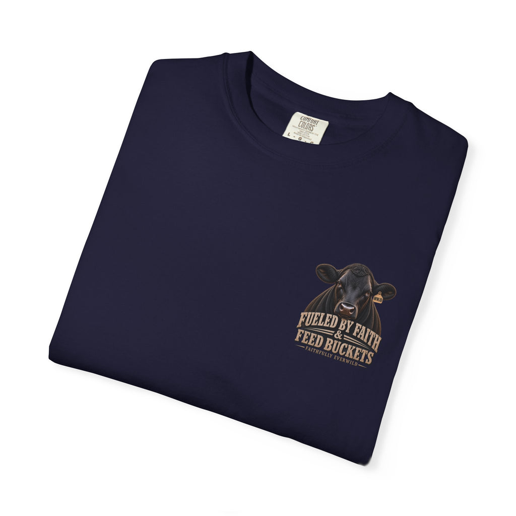 Fueled by Faith & Feed Buckets – Philippians 4:19 Angus Tee