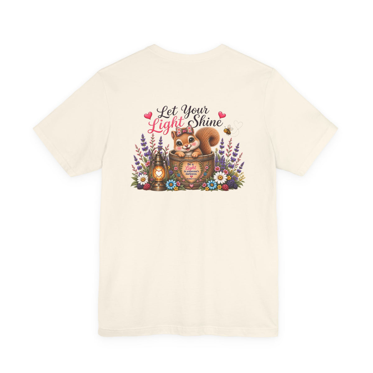 Let Your Light Shine Wildflower Tee | Matthew 5:14