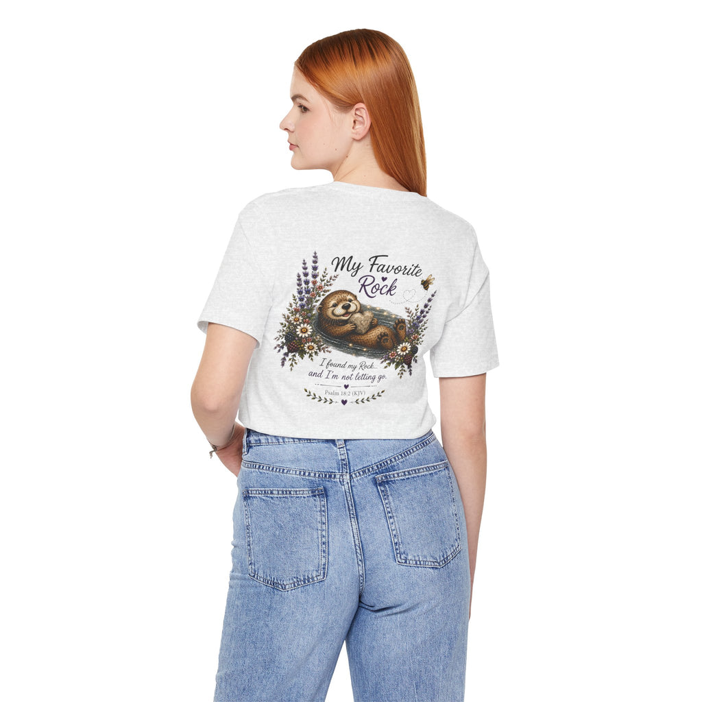 My Favorite Rock Otter Faith Shirt – Psalm 18:2 KJV