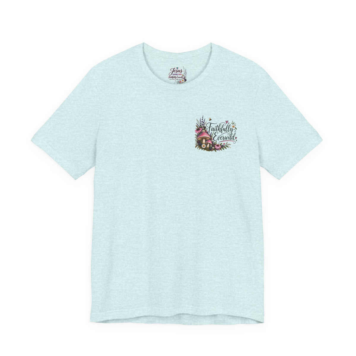 Mushrooms Can Grow Through The Mess Tee | Romans 5:3-4 Faith Shirt