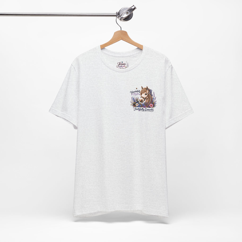 Wonderfully Made • Stand Out for His Glory Horse Tee | Psalm 139:14