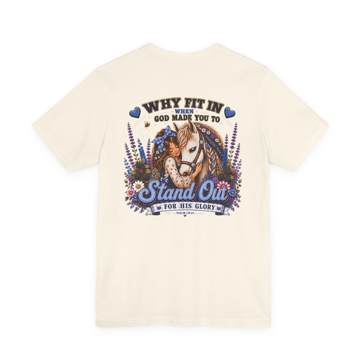 Wonderfully Made • Stand Out for His Glory Horse Tee | Psalm 139:14