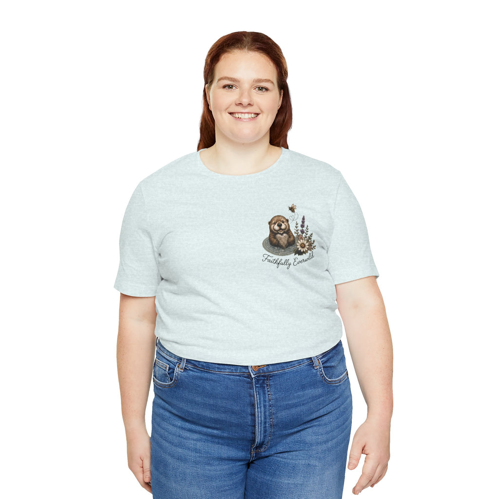 My Favorite Rock Otter Faith Shirt – Psalm 18:2 KJV