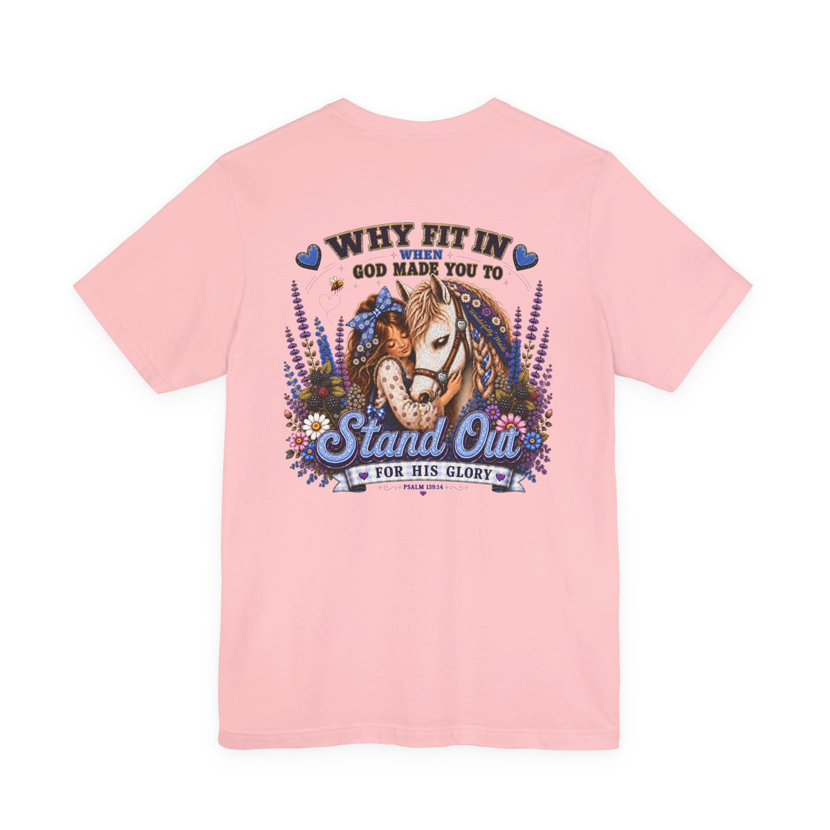 Wonderfully Made • Stand Out for His Glory Horse Tee | Psalm 139:14