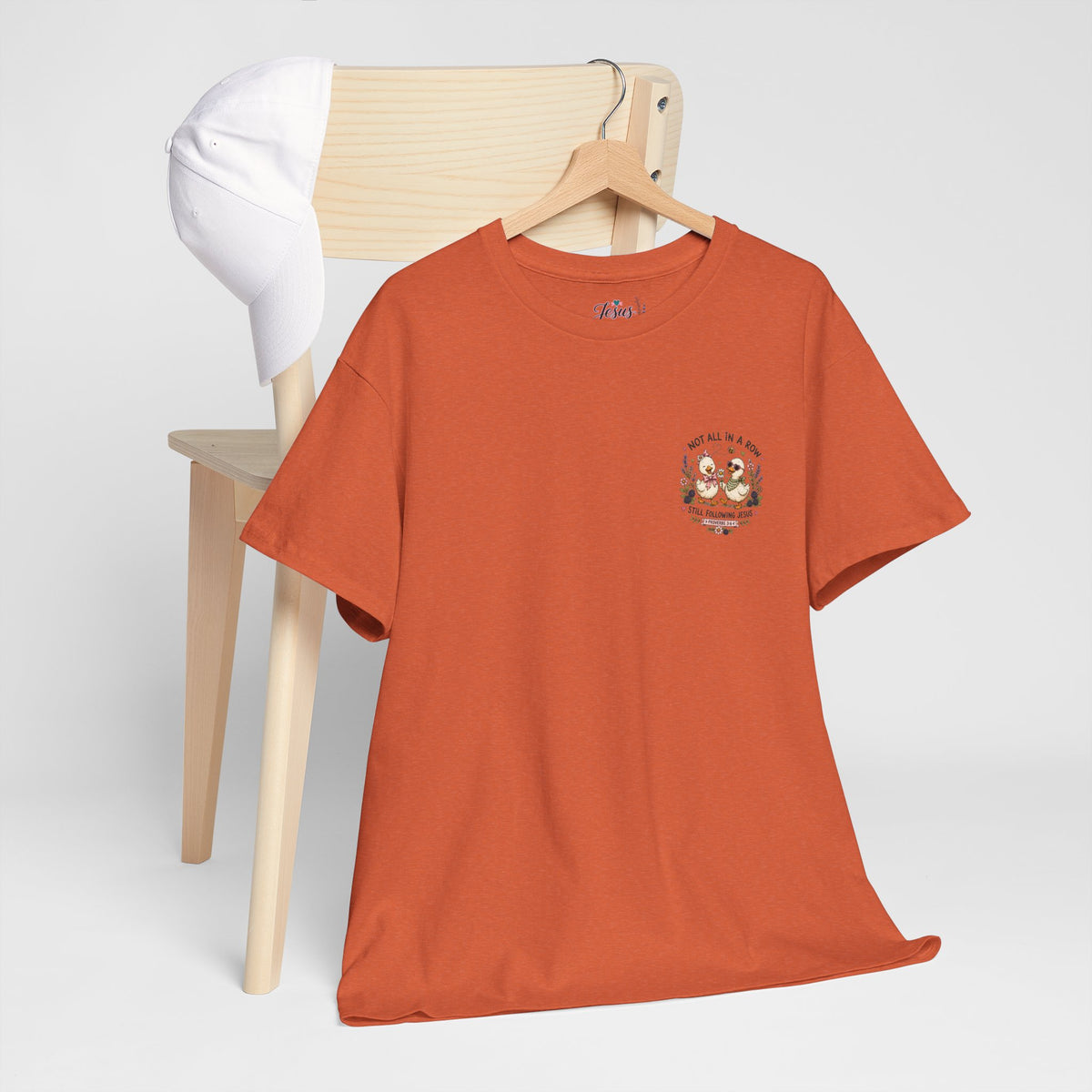 Not All in a Row, Still Following Jesus Duck T-Shirt