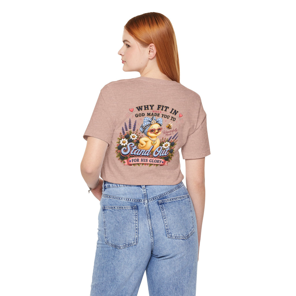 Made to Stand Out Duck Tee | Faith-Inspired Boutique T-Shirt | Faithfully Everwild