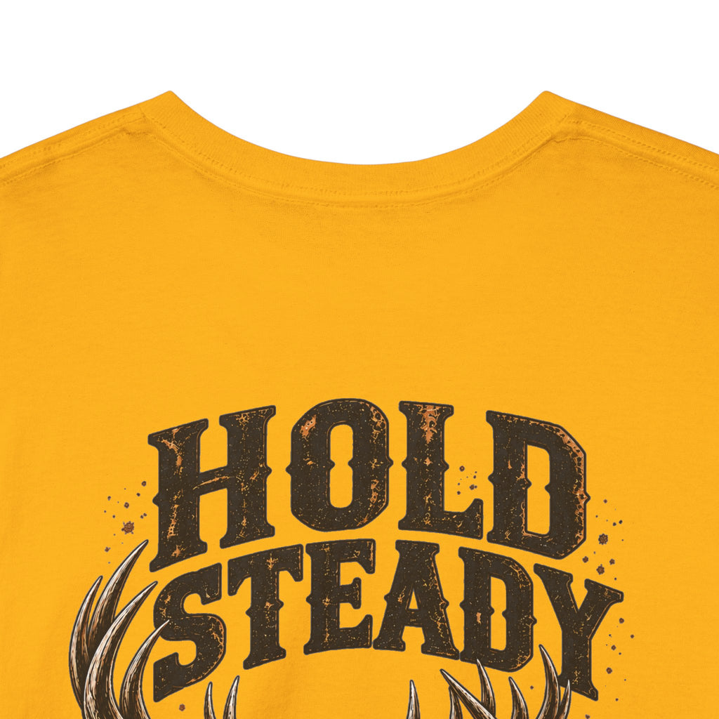 Hold Steady Bow Hunting Tee | Psalm 31:24