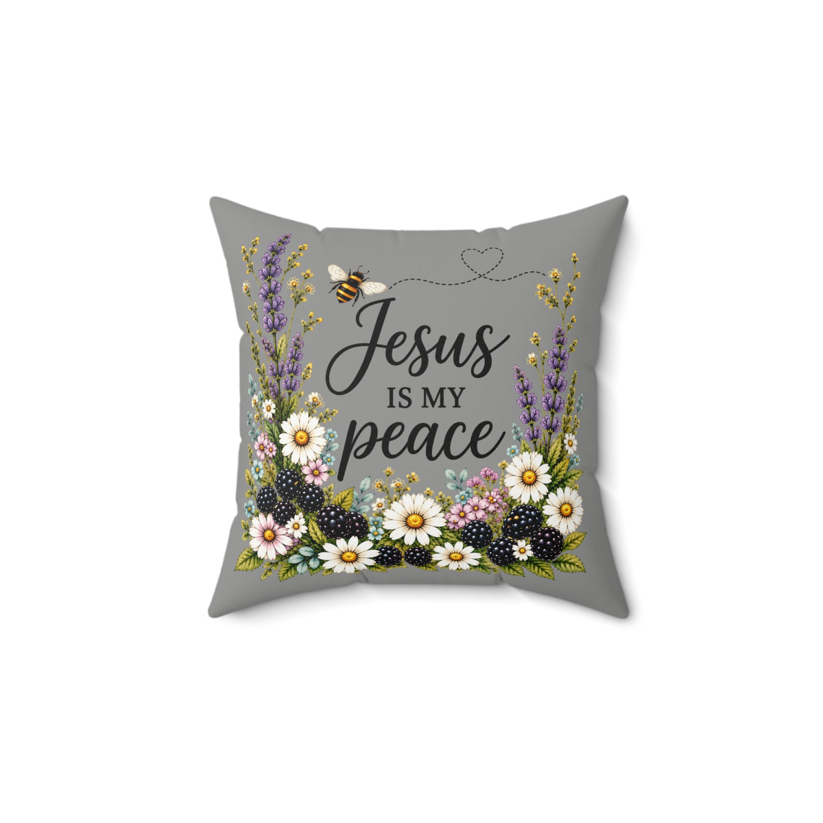 Jesus Is My Peace Double-Sided Faith Pillow | John 14:27 KJV