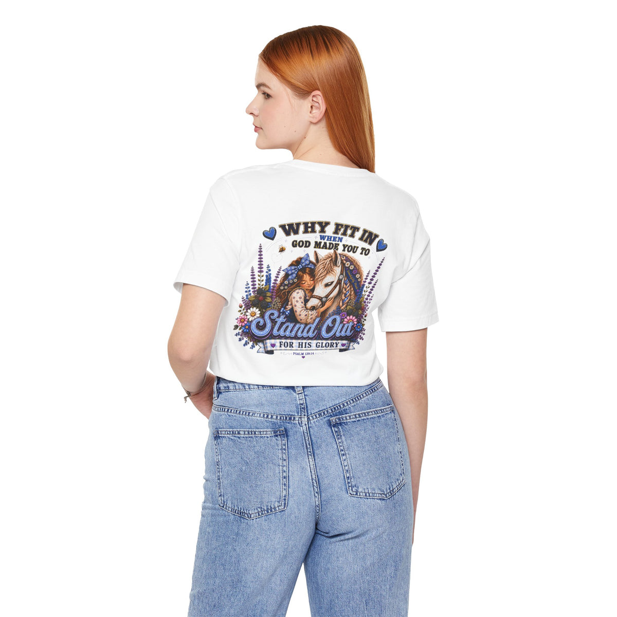 Wonderfully Made • Stand Out for His Glory Horse Tee | Psalm 139:14