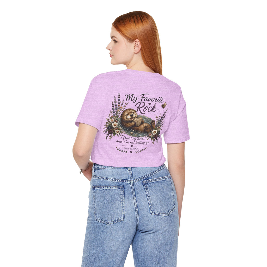 My Favorite Rock Otter Faith Shirt – Psalm 18:2 KJV