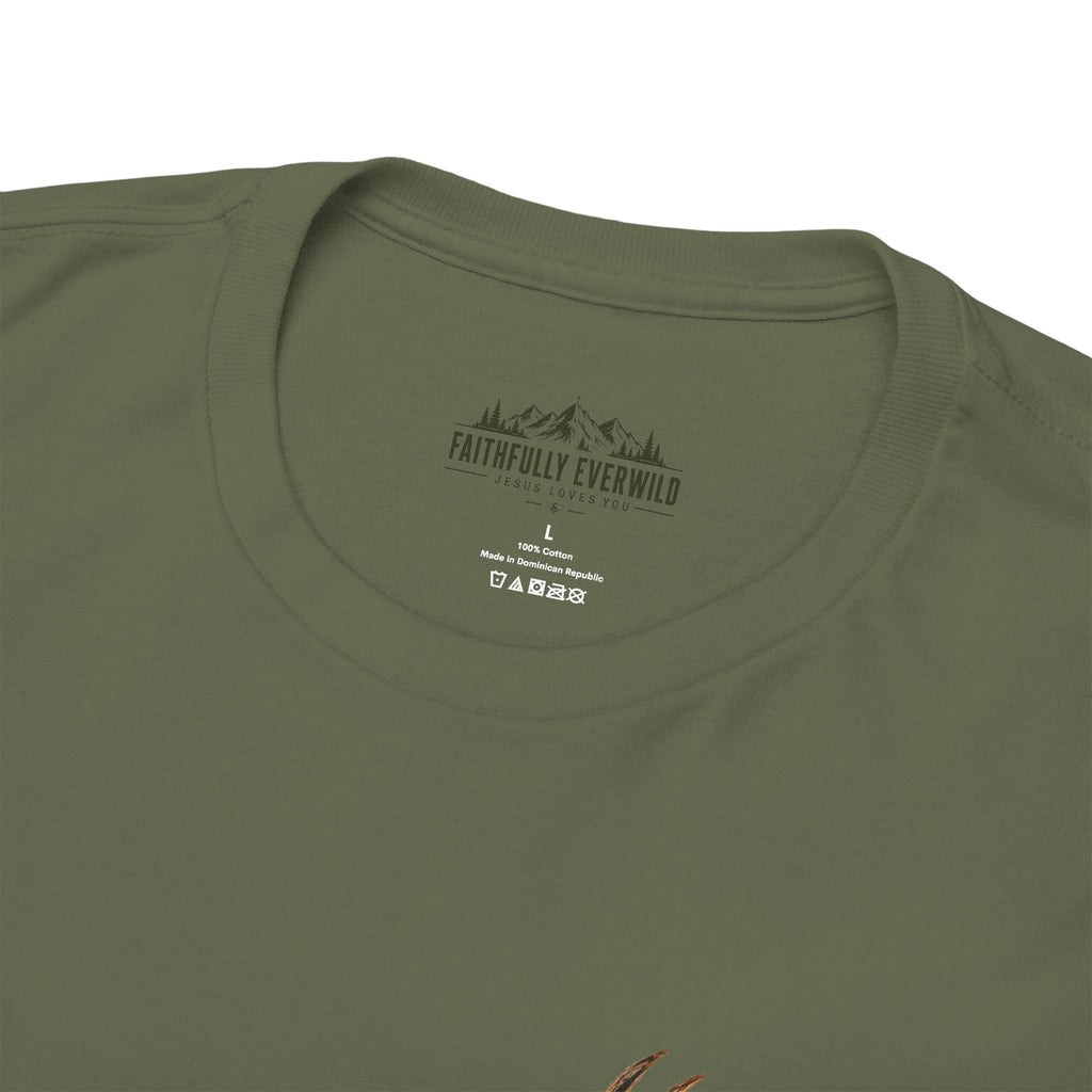 Hold Steady Bow Hunting Tee | Psalm 31:24