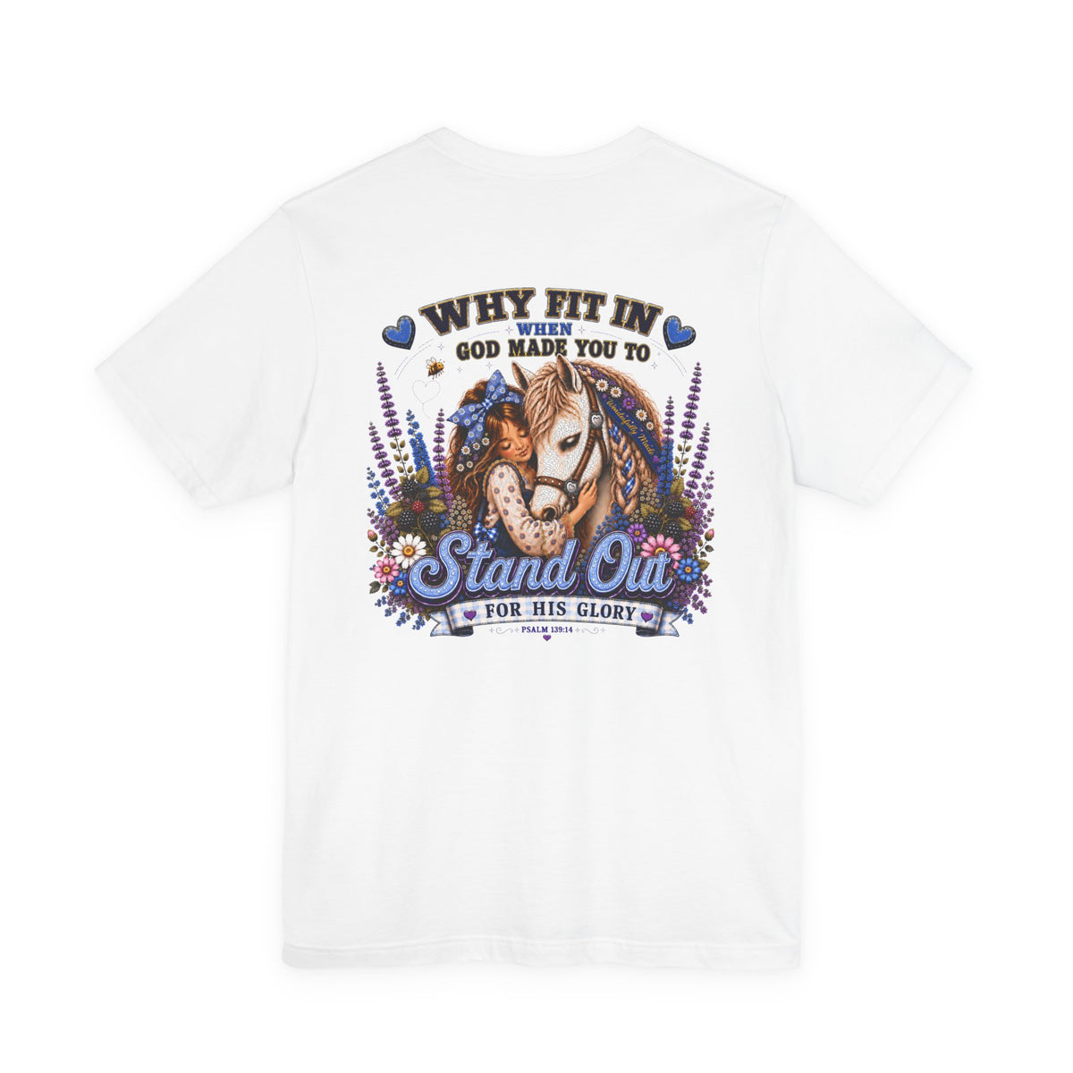 Wonderfully Made • Stand Out for His Glory Horse Tee | Psalm 139:14