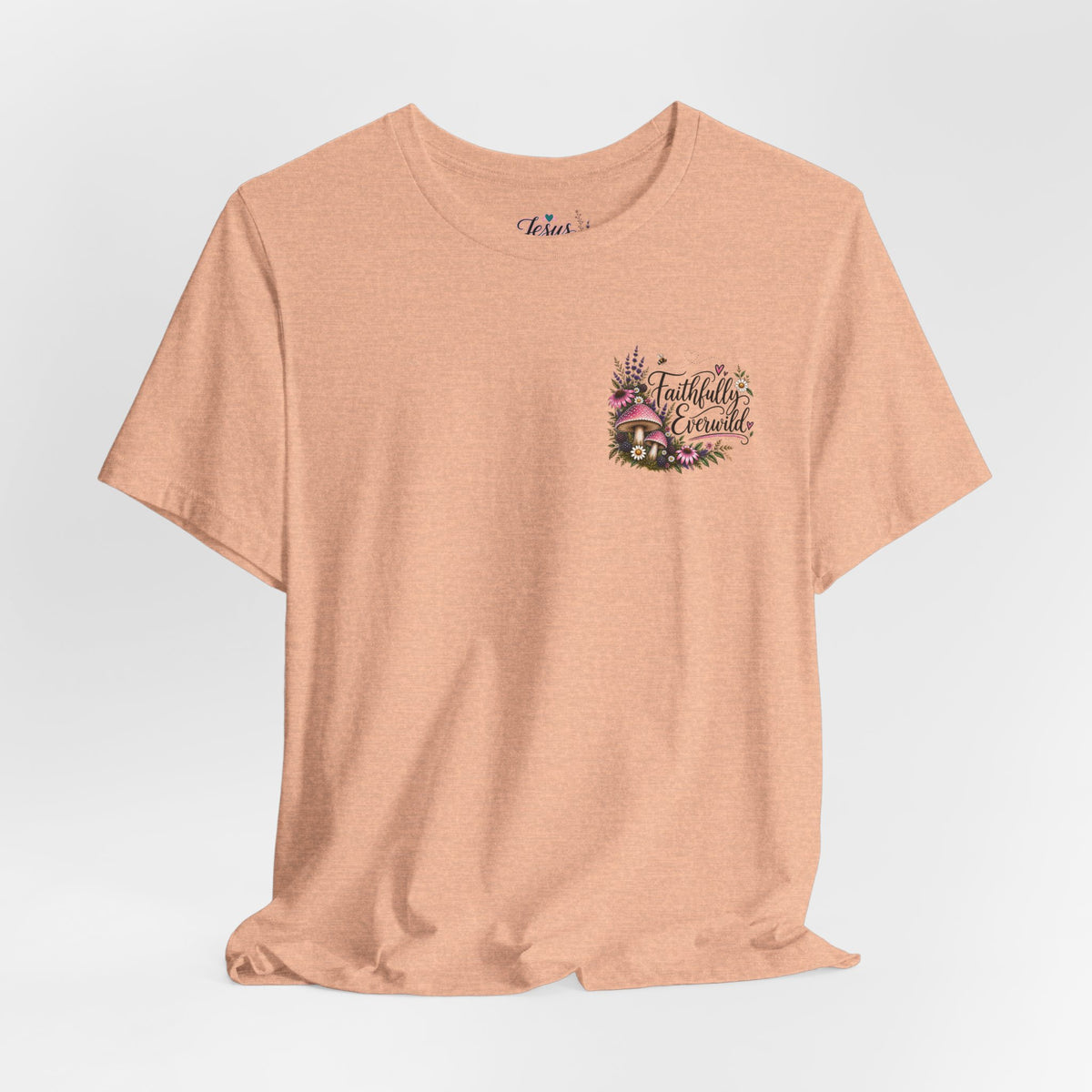 Mushrooms Can Grow Through The Mess Tee | Romans 5:3-4 Faith Shirt