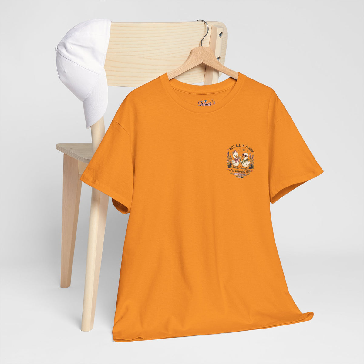 Not All in a Row, Still Following Jesus Duck T-Shirt