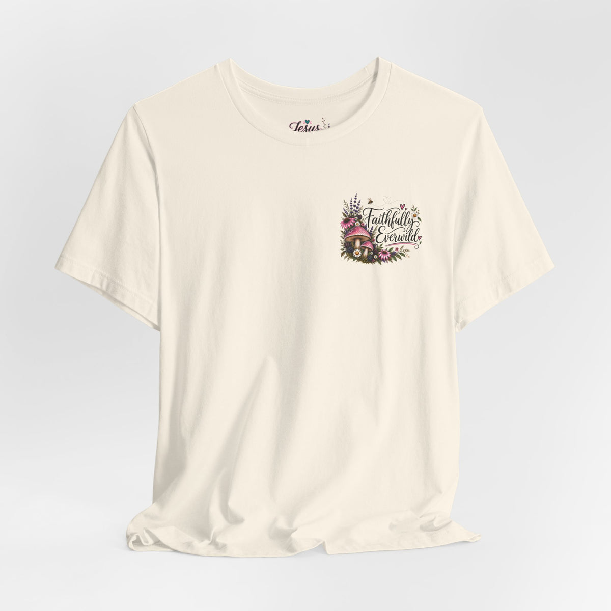 Mushrooms Can Grow Through The Mess Tee | Romans 5:3-4 Faith Shirt