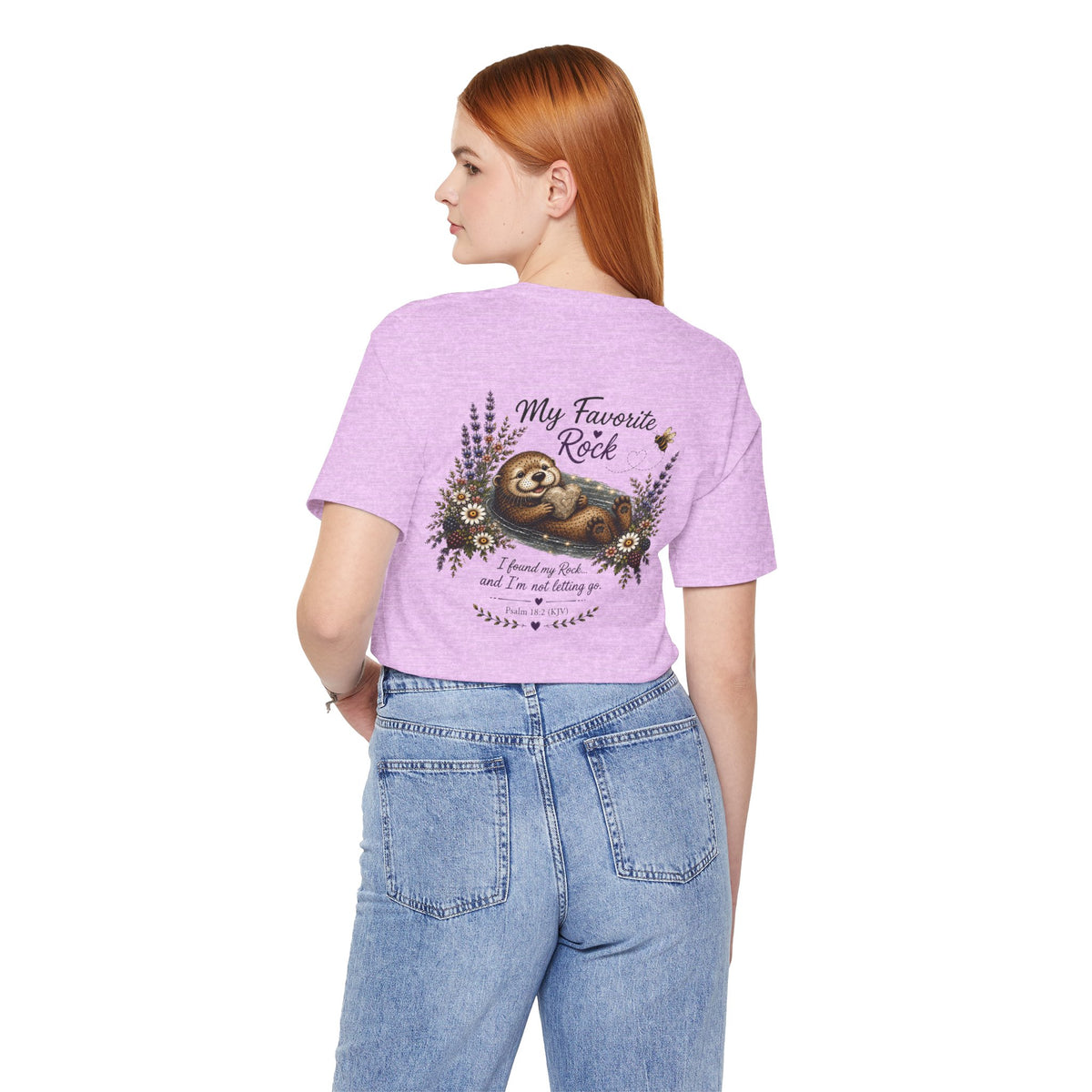 My Favorite Rock Otter Faith Shirt – Psalm 18:2 KJV