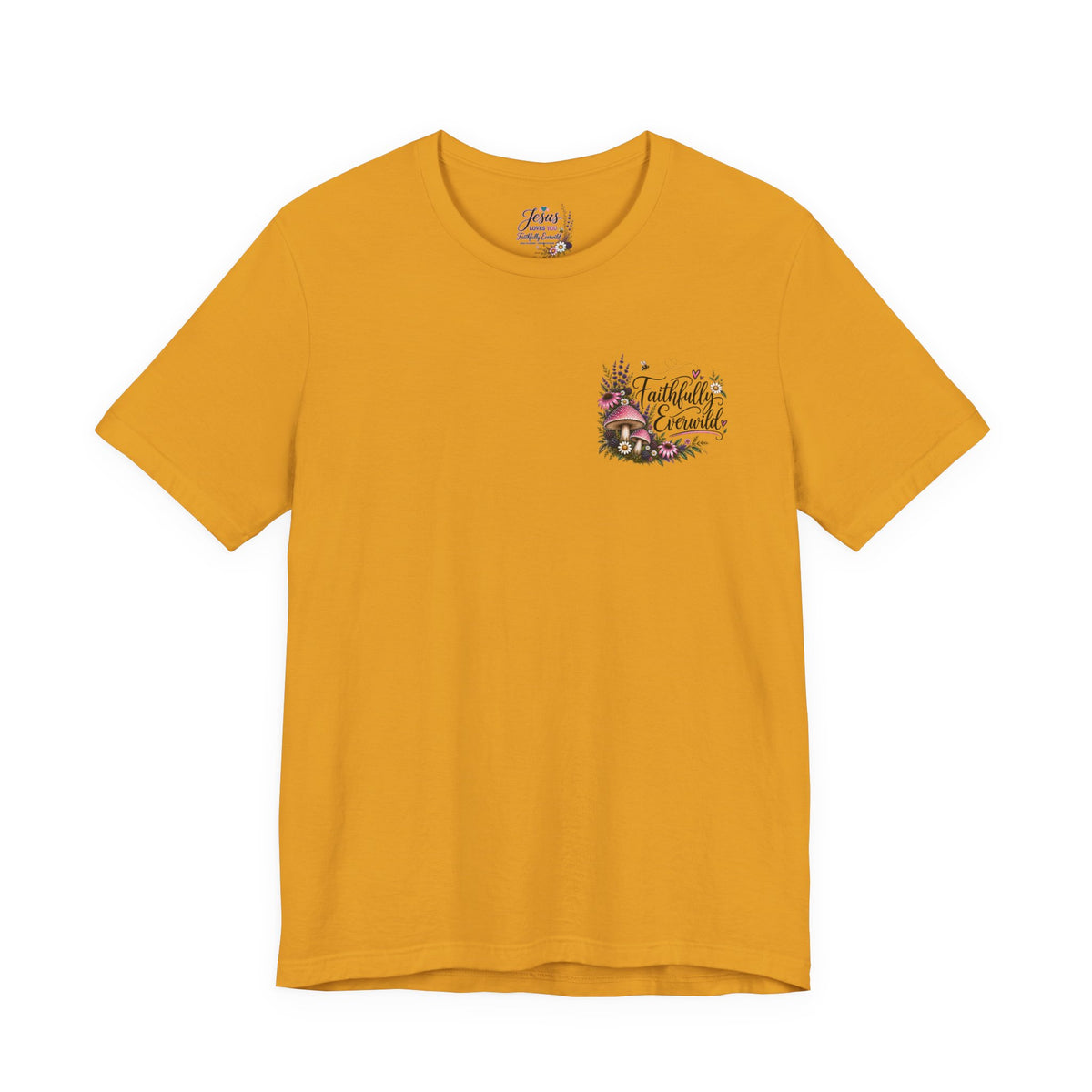 Mushrooms Can Grow Through The Mess Tee | Romans 5:3-4 Faith Shirt