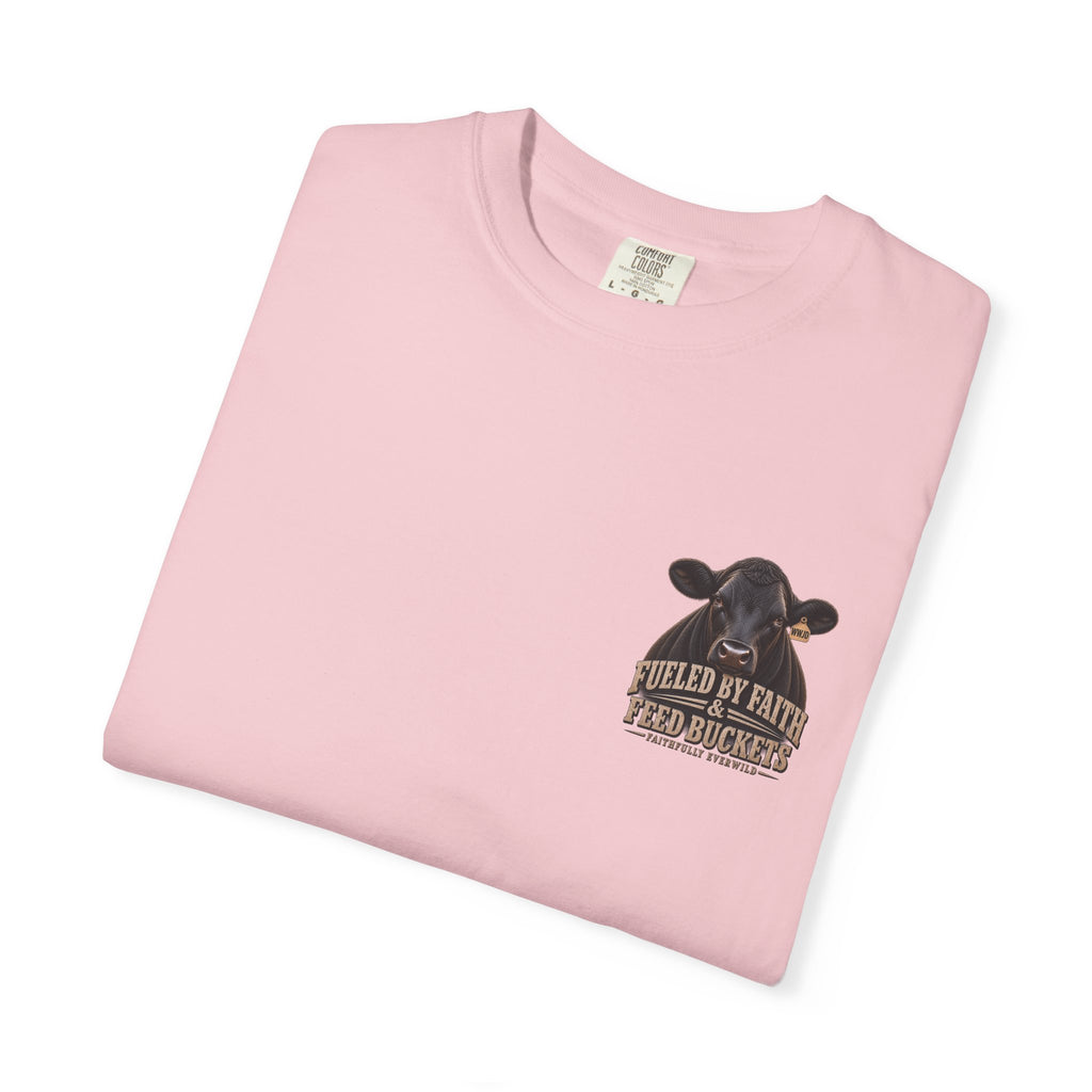 Fueled by Faith & Feed Buckets – Philippians 4:19 Angus Tee