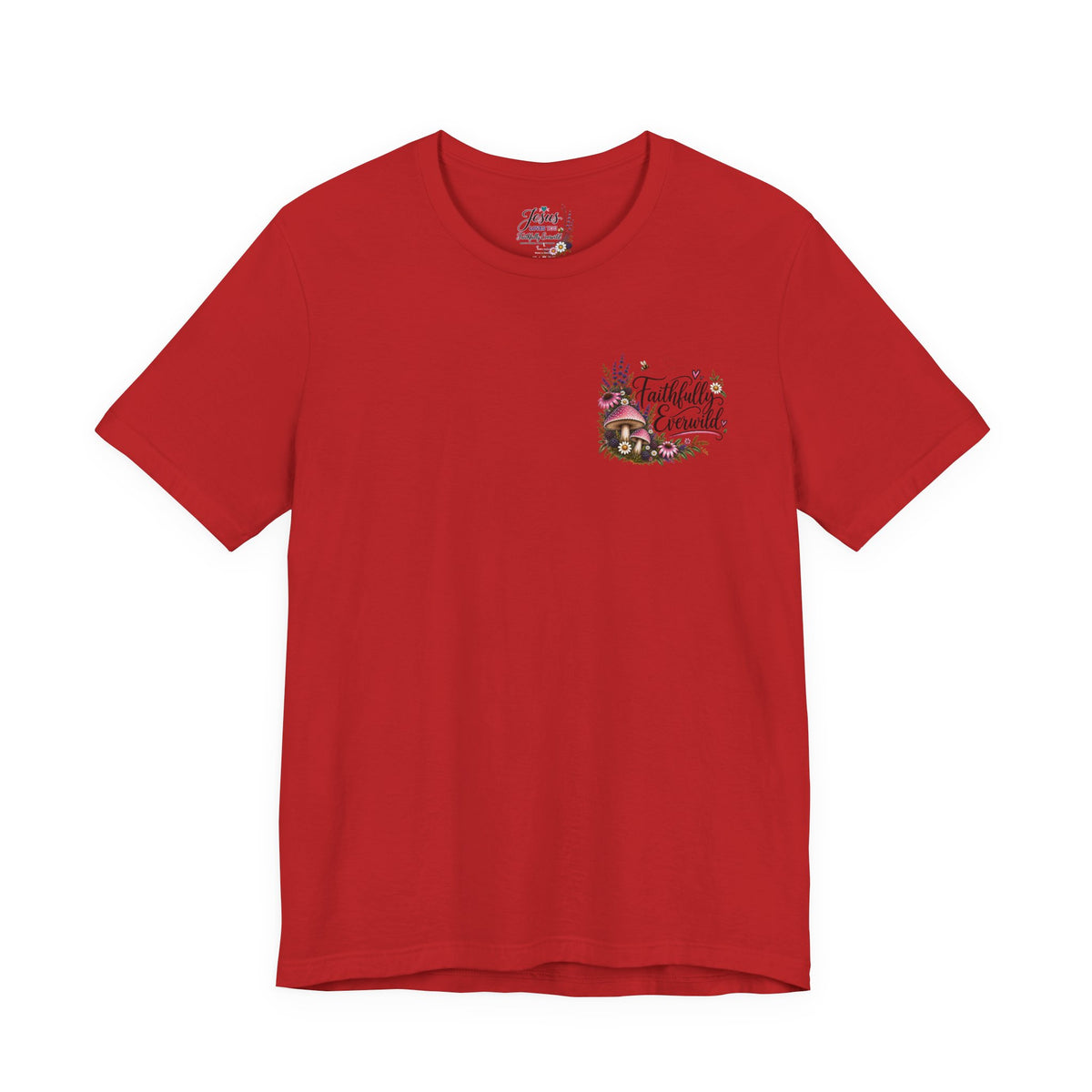 Mushrooms Can Grow Through The Mess Tee | Romans 5:3-4 Faith Shirt