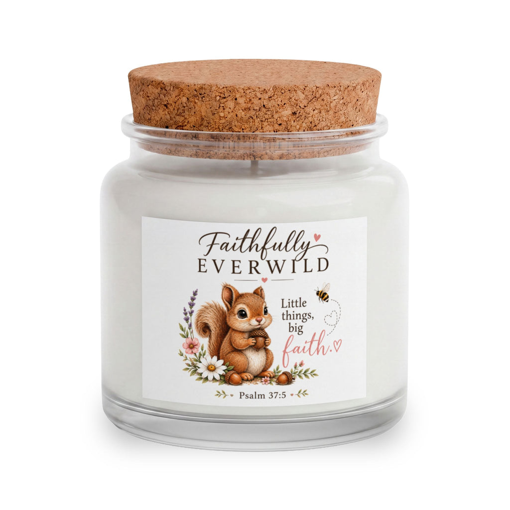 Little Things, Big Faith Blush & Bloom Christian Gift Set | Psalm 37:5 | Candle, Blanket & Keepsakes