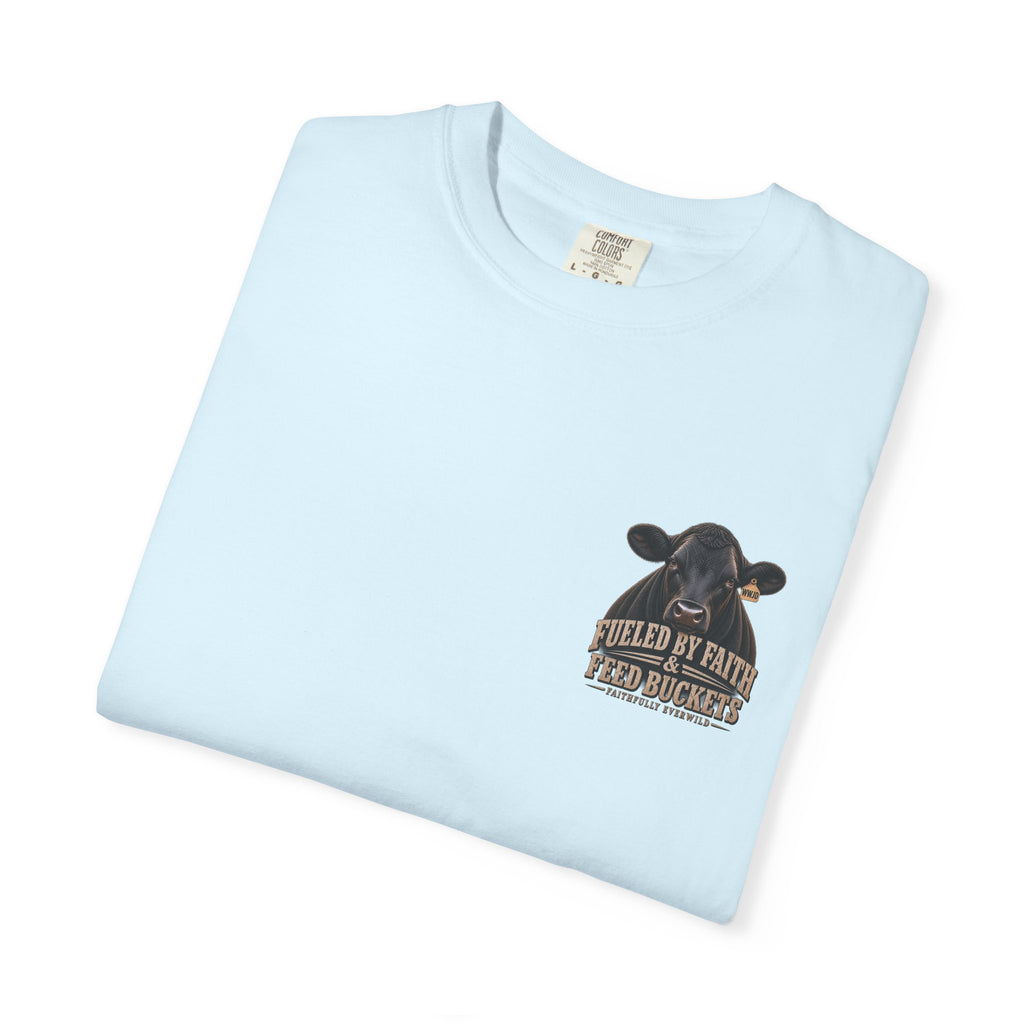 Fueled by Faith & Feed Buckets – Philippians 4:19 Angus Tee