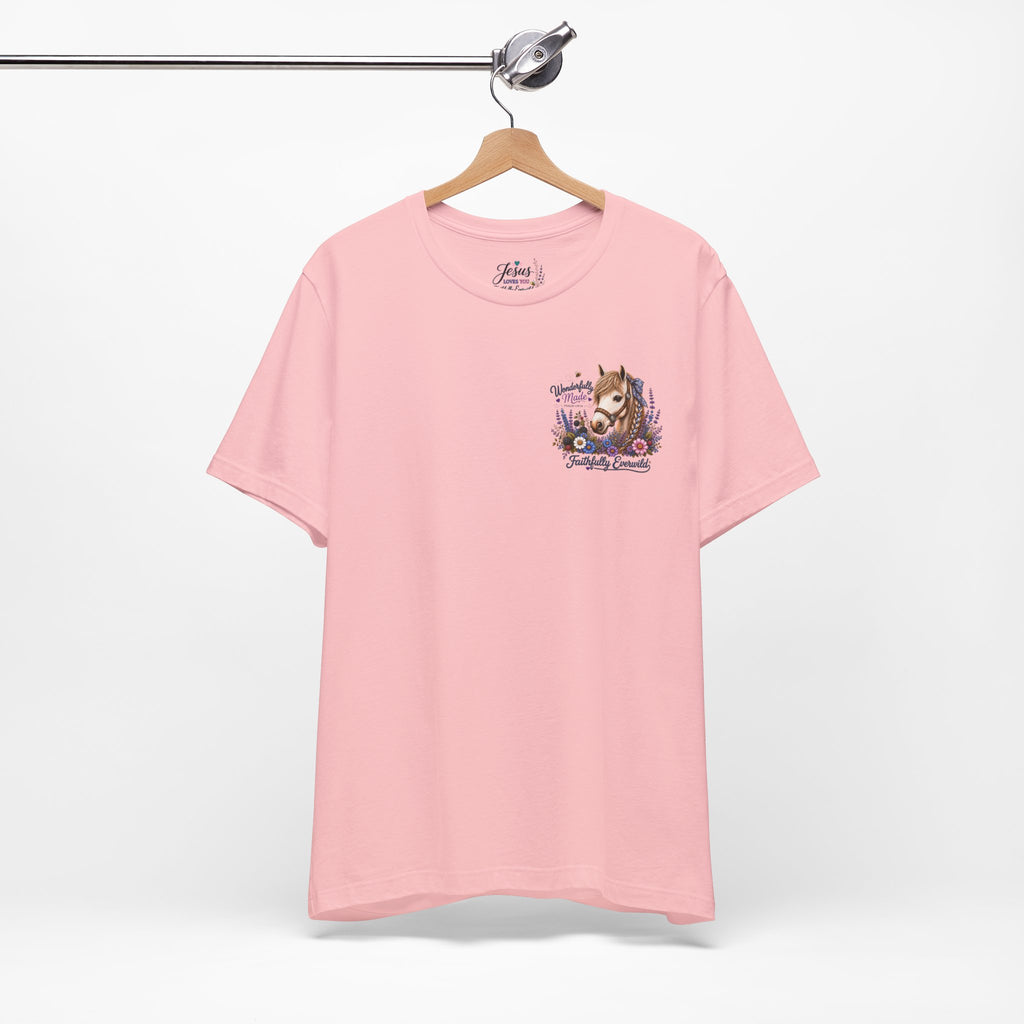 Wonderfully Made • Stand Out for His Glory Horse Tee | Psalm 139:14