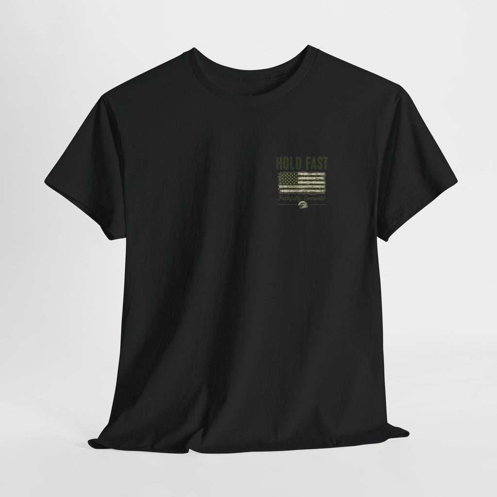 Never Give Up the Fight – Hold Fast Men’s Graphic Tee – Hebrews 10:23