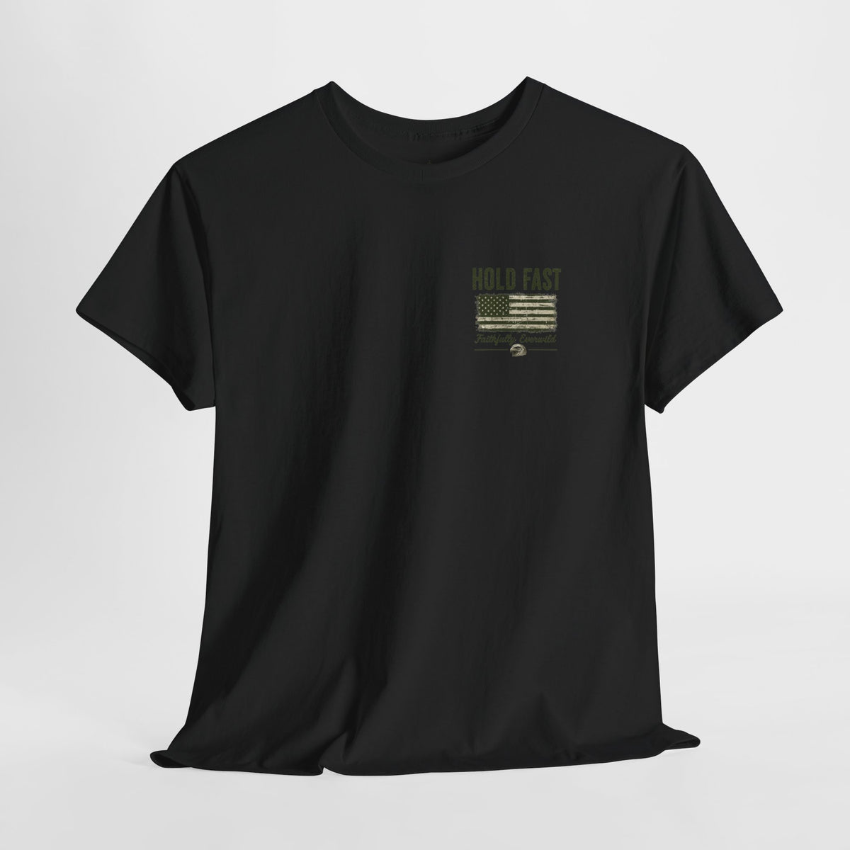 Never Give Up the Fight – Hold Fast Men’s Graphic Tee – Hebrews 10:23