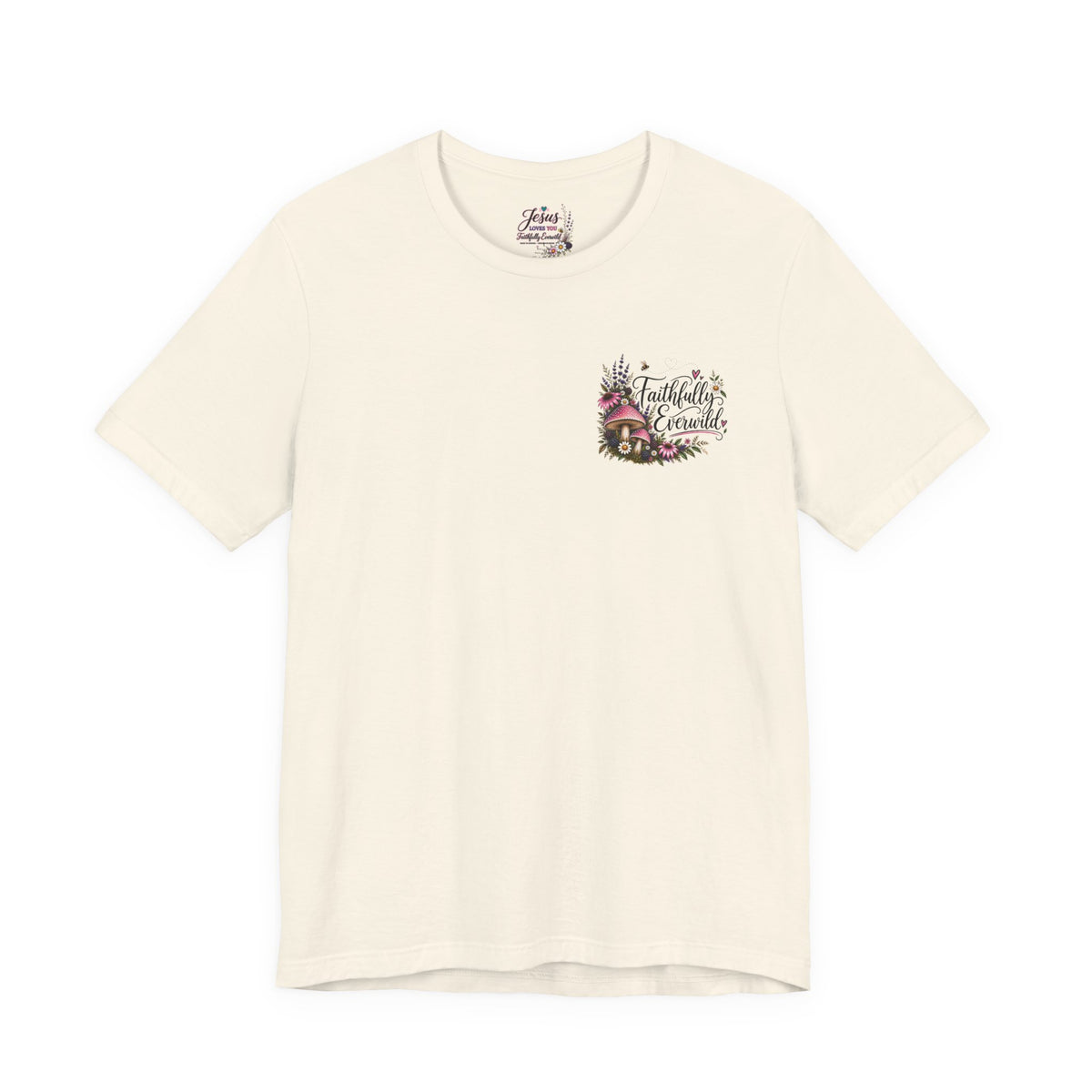 Mushrooms Can Grow Through The Mess Tee | Romans 5:3-4 Faith Shirt