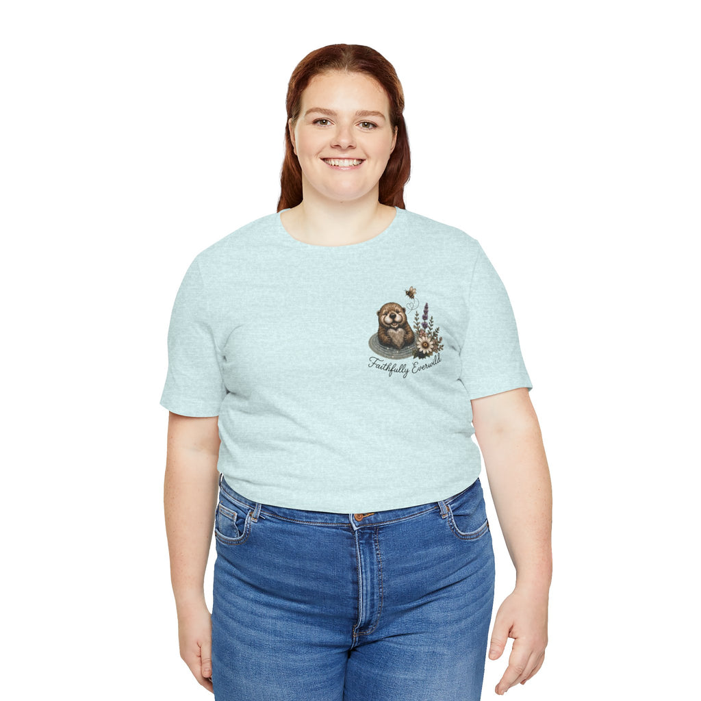 My Favorite Rock Otter Faith Shirt – Psalm 18:2 KJV