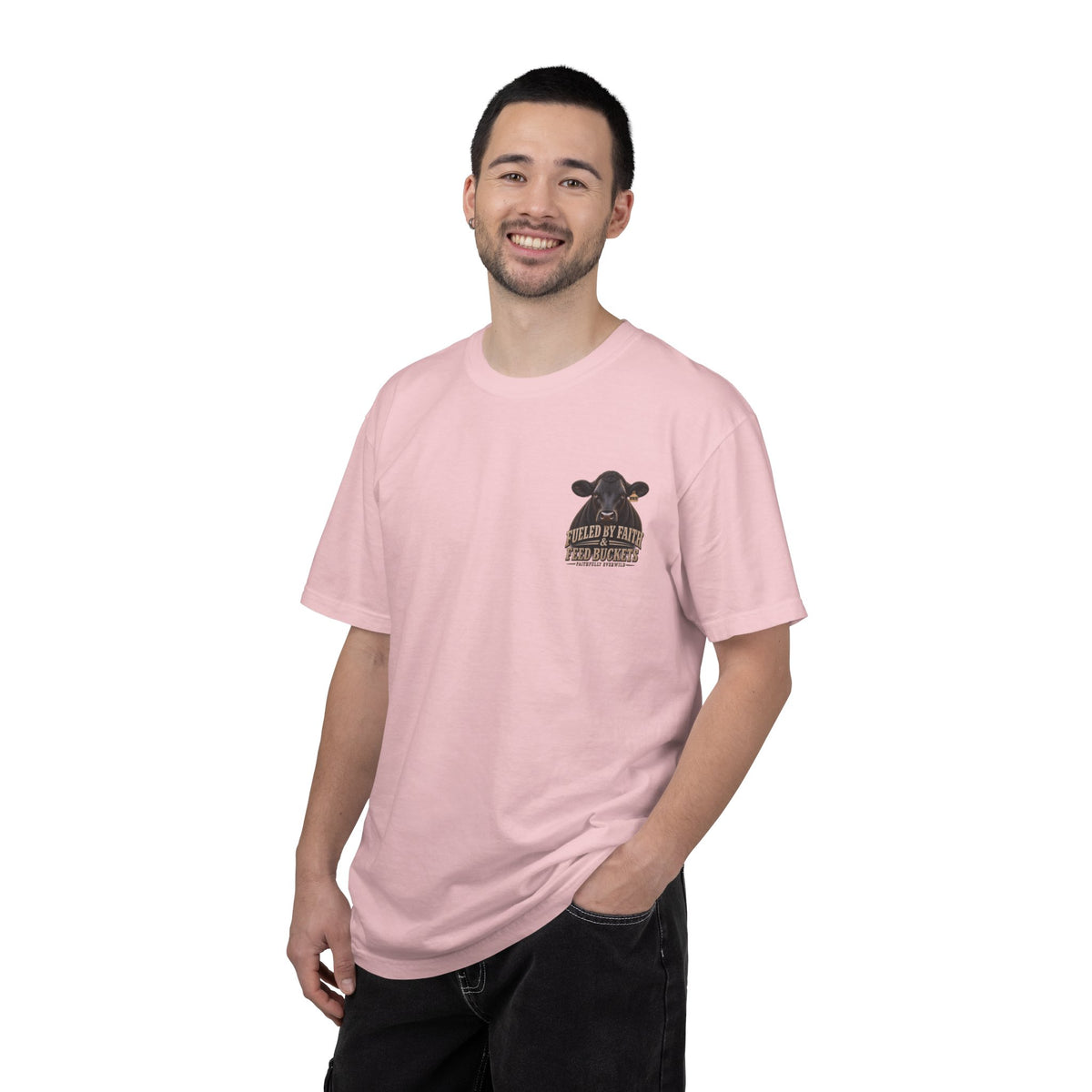 Fueled by Faith & Feed Buckets – Philippians 4:19 Angus Tee