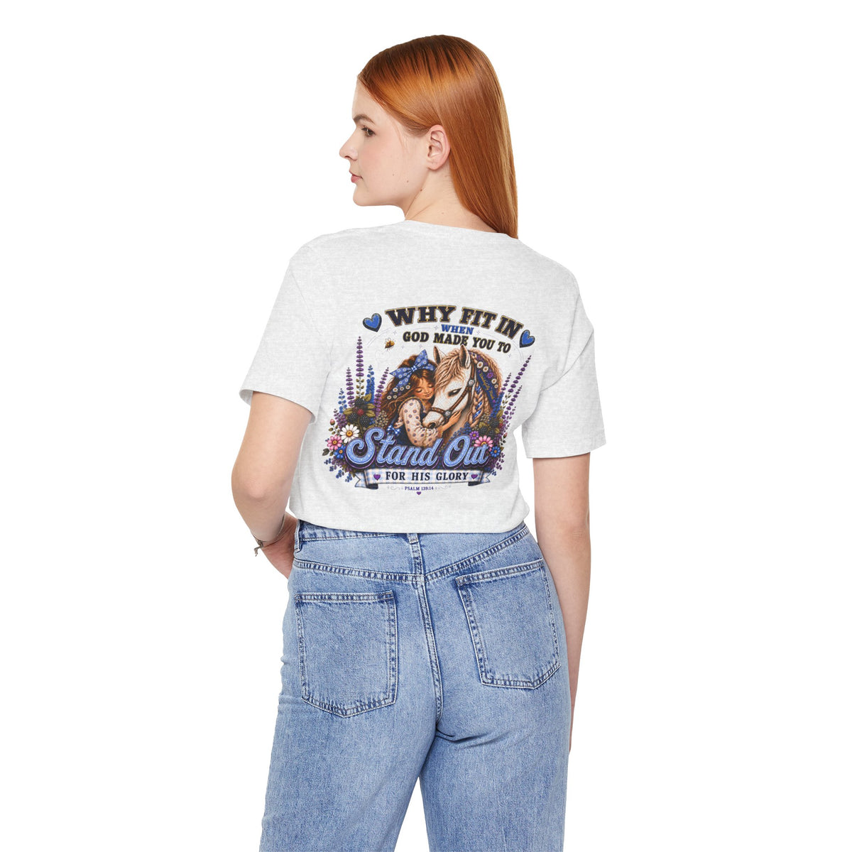 Wonderfully Made • Stand Out for His Glory Horse Tee | Psalm 139:14