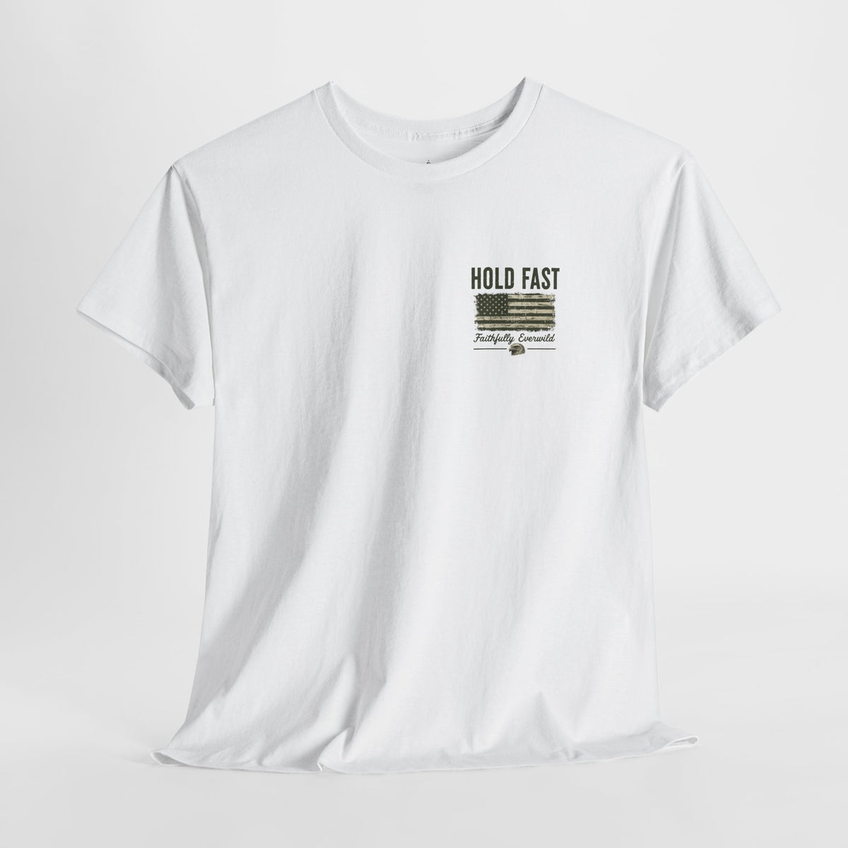 Never Give Up the Fight – Hold Fast Men’s Graphic Tee – Hebrews 10:23