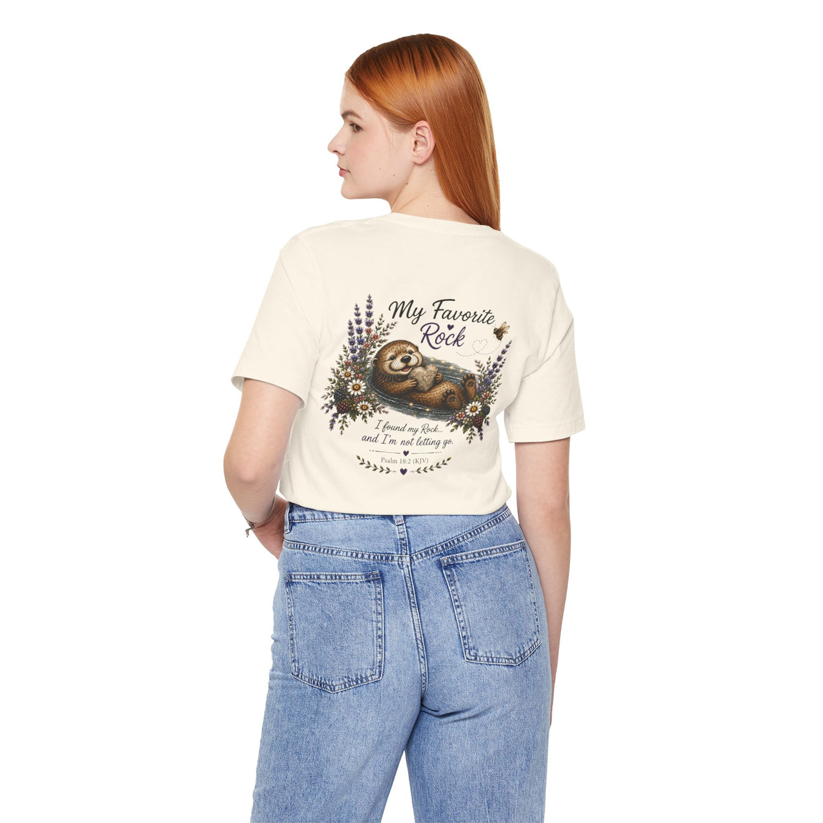 My Favorite Rock Otter Faith Shirt – Psalm 18:2 KJV