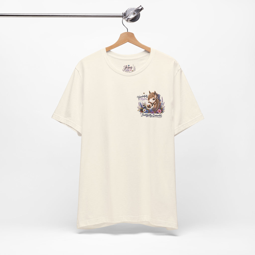 Wonderfully Made • Stand Out for His Glory Horse Tee | Psalm 139:14