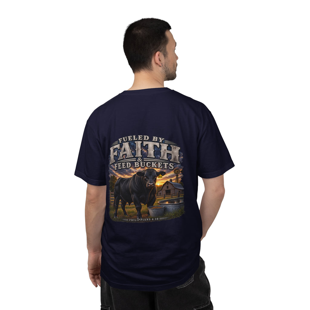 Fueled by Faith & Feed Buckets – Philippians 4:19 Angus Tee