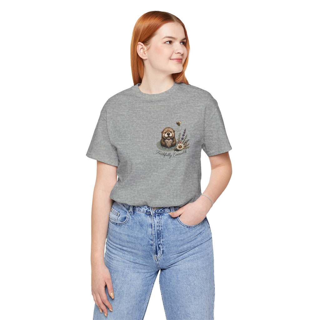 My Favorite Rock Otter Faith Shirt – Psalm 18:2 KJV