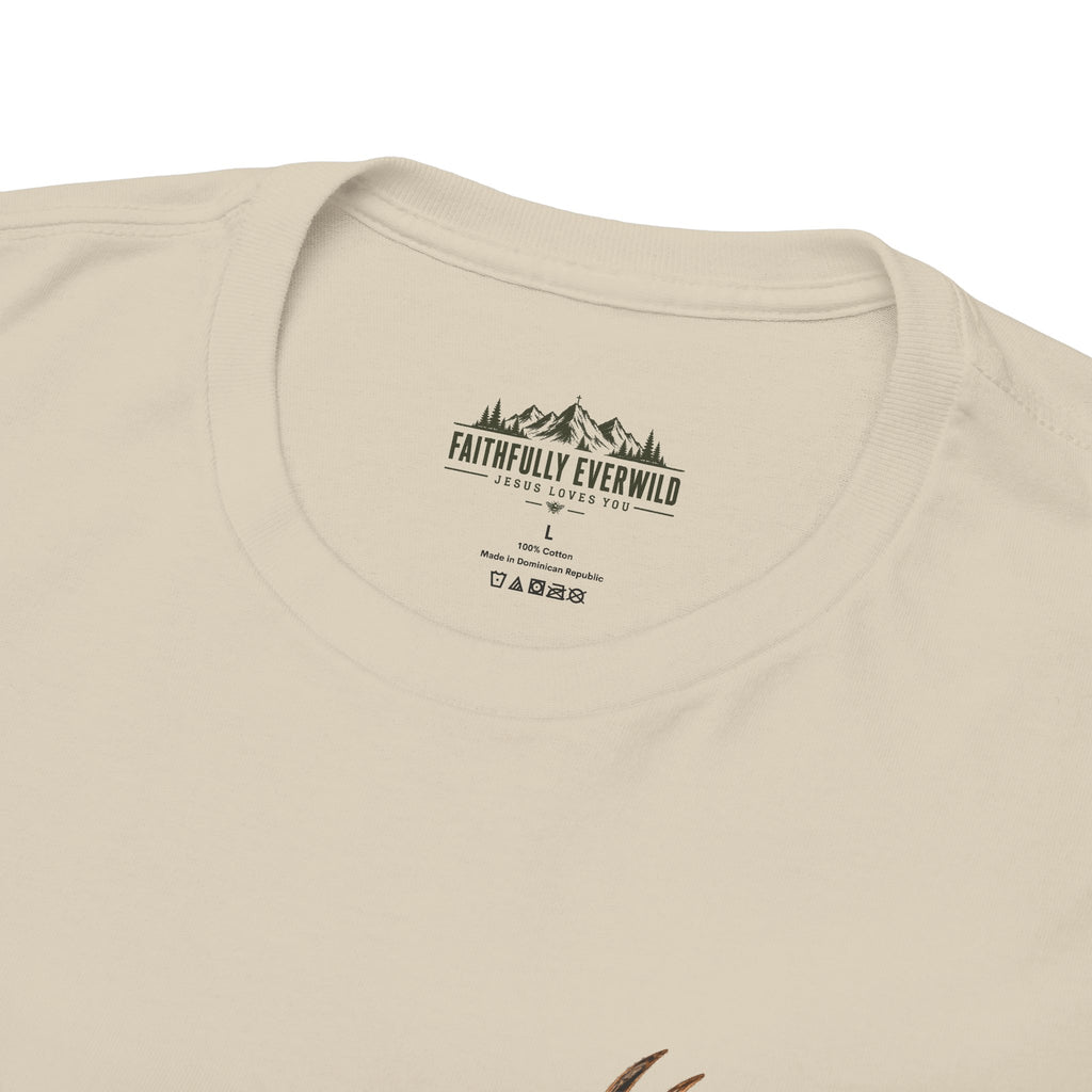 Hold Steady Bow Hunting Tee | Psalm 31:24