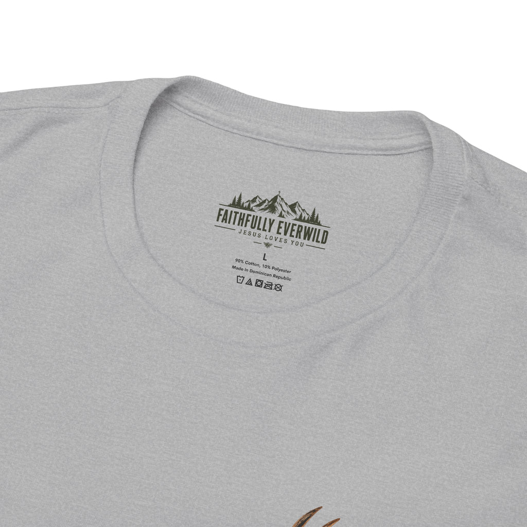 Hold Steady Bow Hunting Tee | Psalm 31:24