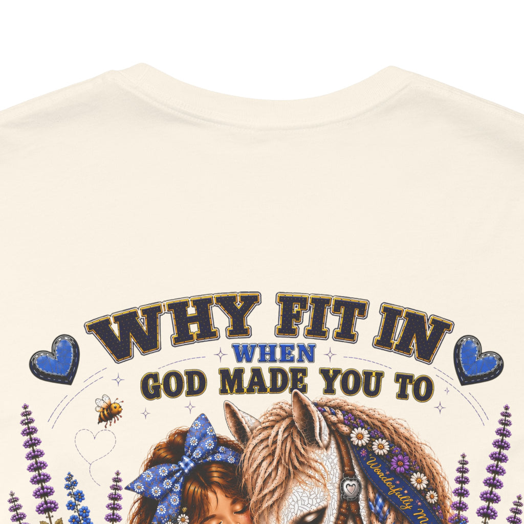 Wonderfully Made • Stand Out for His Glory Horse Tee | Psalm 139:14
