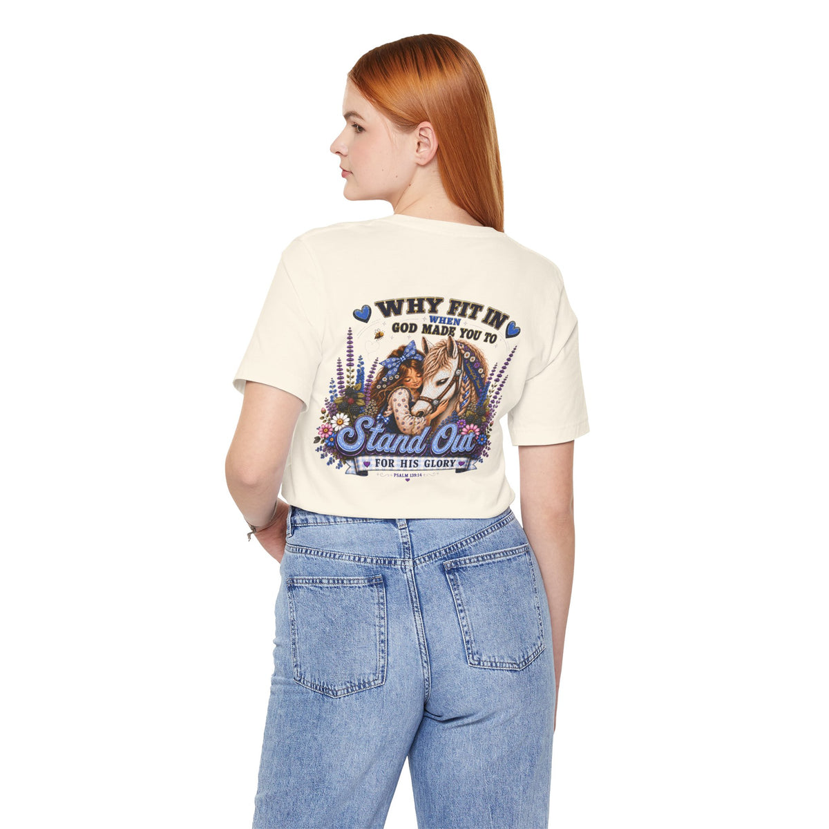 Wonderfully Made • Stand Out for His Glory Horse Tee | Psalm 139:14