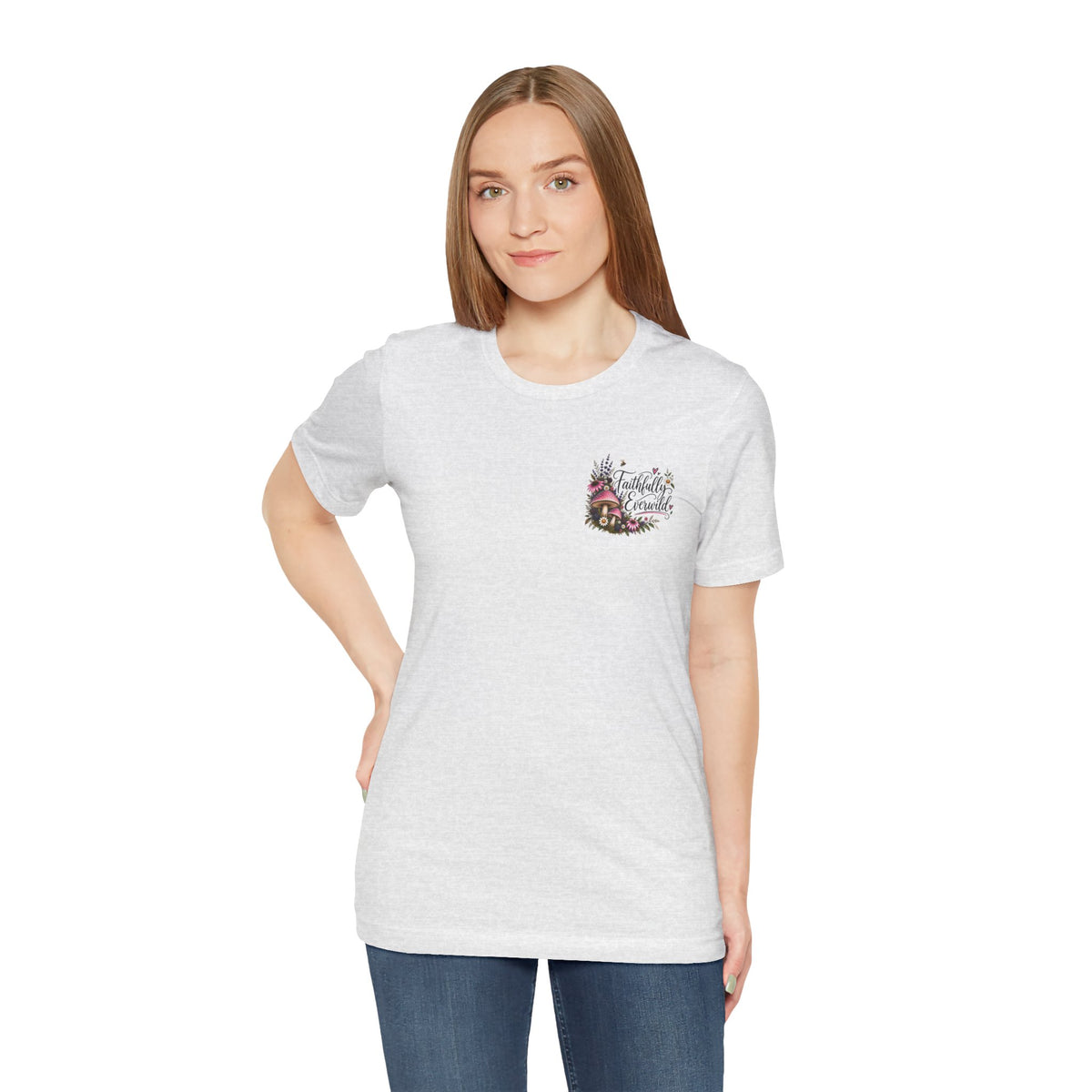Mushrooms Can Grow Through The Mess Tee | Romans 5:3-4 Faith Shirt