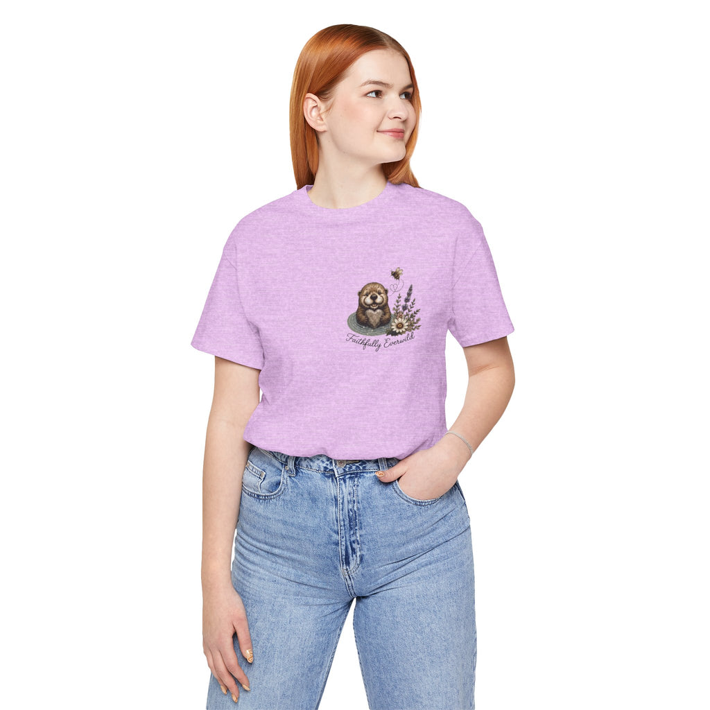My Favorite Rock Otter Faith Shirt – Psalm 18:2 KJV