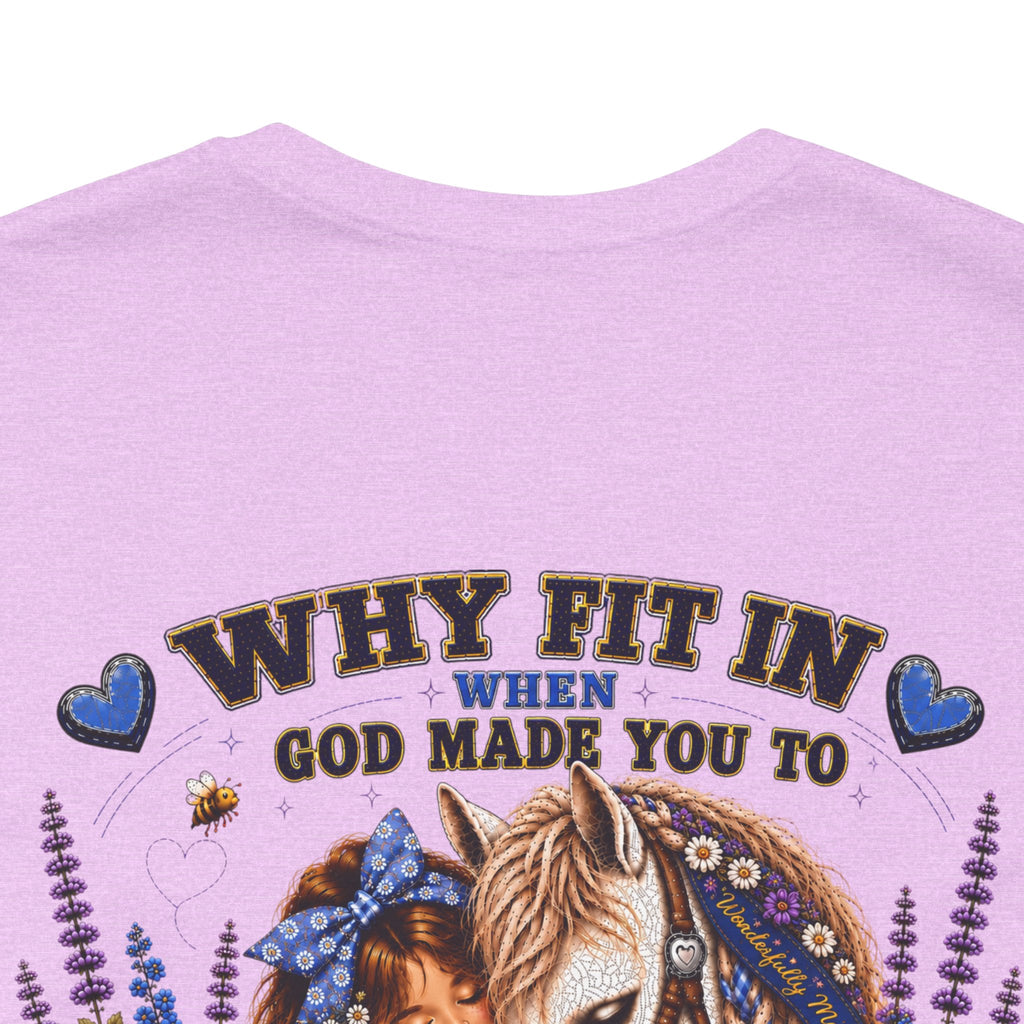 Wonderfully Made • Stand Out for His Glory Horse Tee | Psalm 139:14
