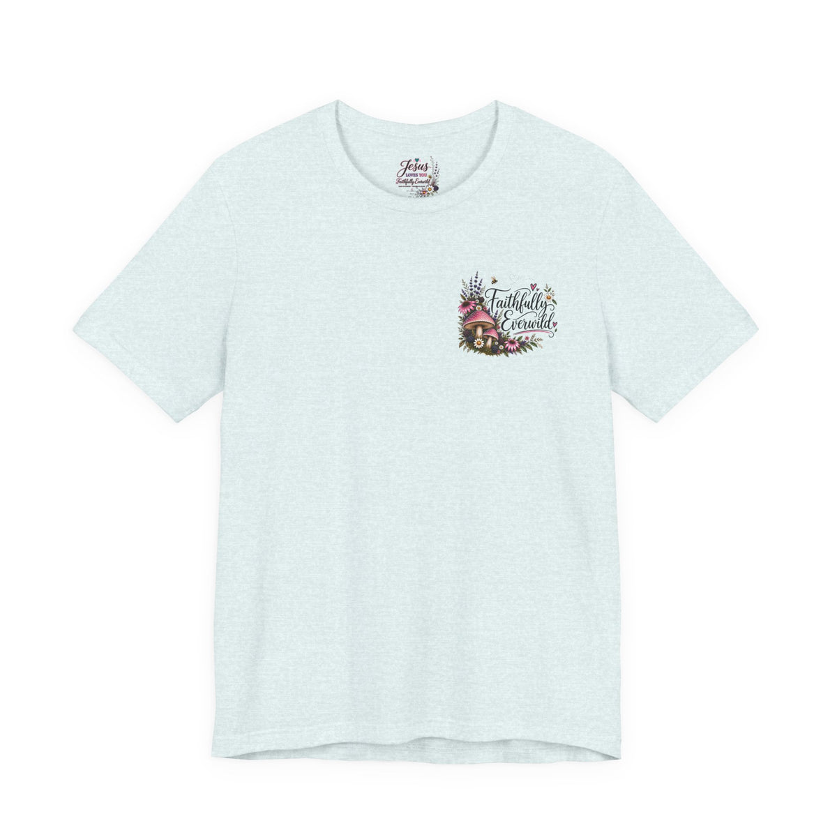 Mushrooms Can Grow Through The Mess Tee | Romans 5:3-4 Faith Shirt