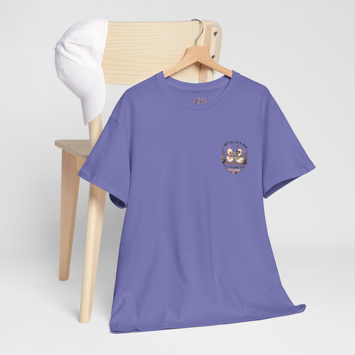 Not All in a Row, Still Following Jesus Duck T-Shirt